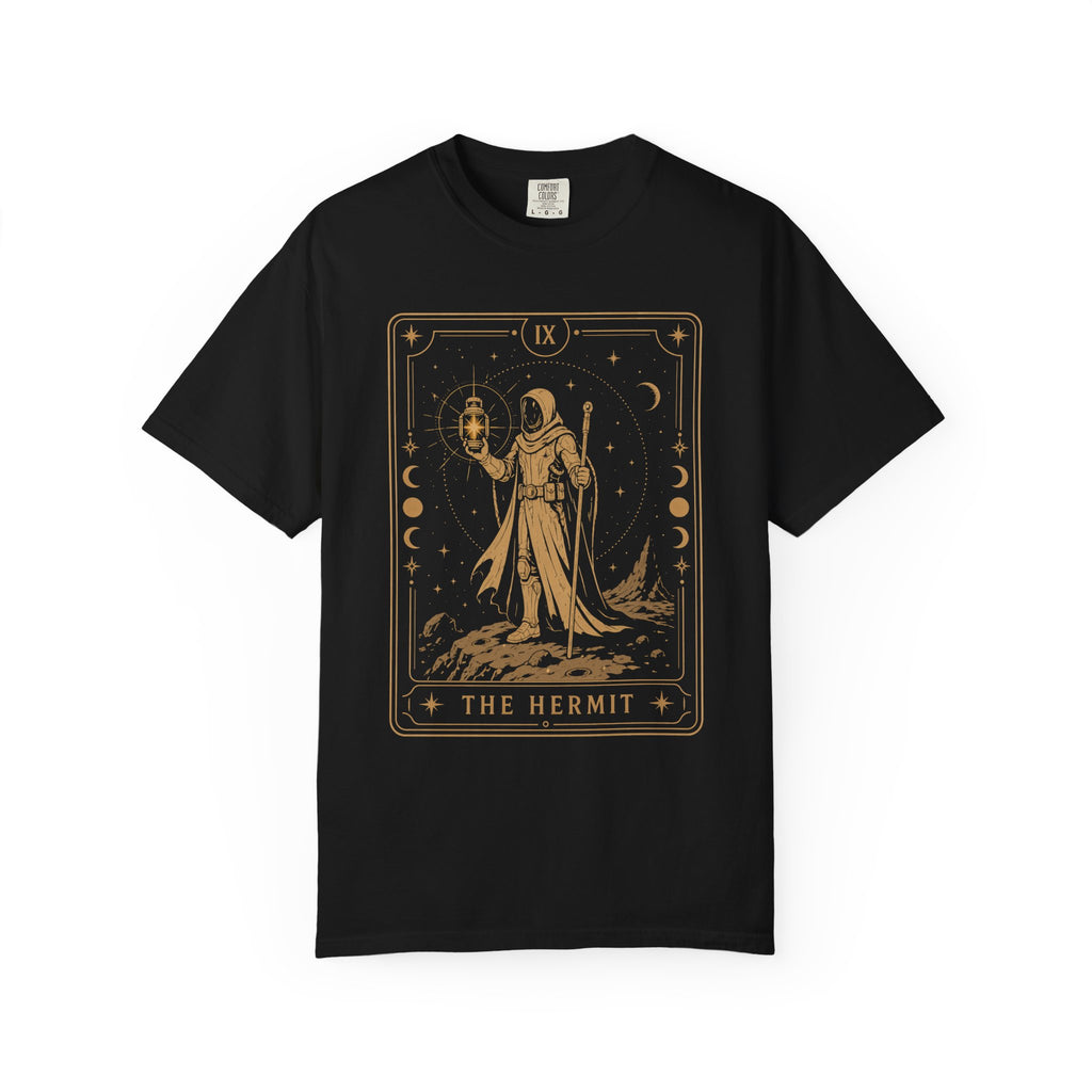 The Hermit Tarot T-Shirt | Comfort Colors Sci-Fi Tarot Graphic Tee