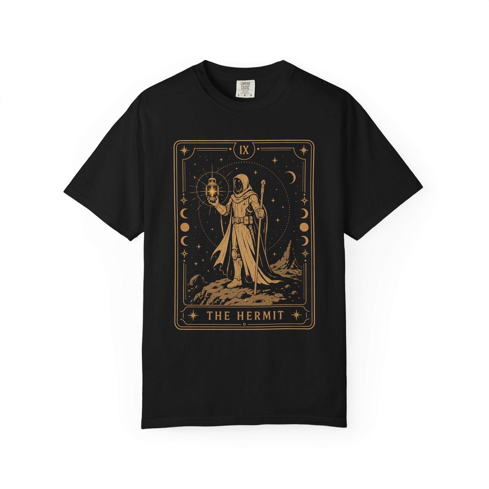 The Hermit Tarot T-Shirt | Comfort Colors Sci-Fi Tarot Graphic Tee