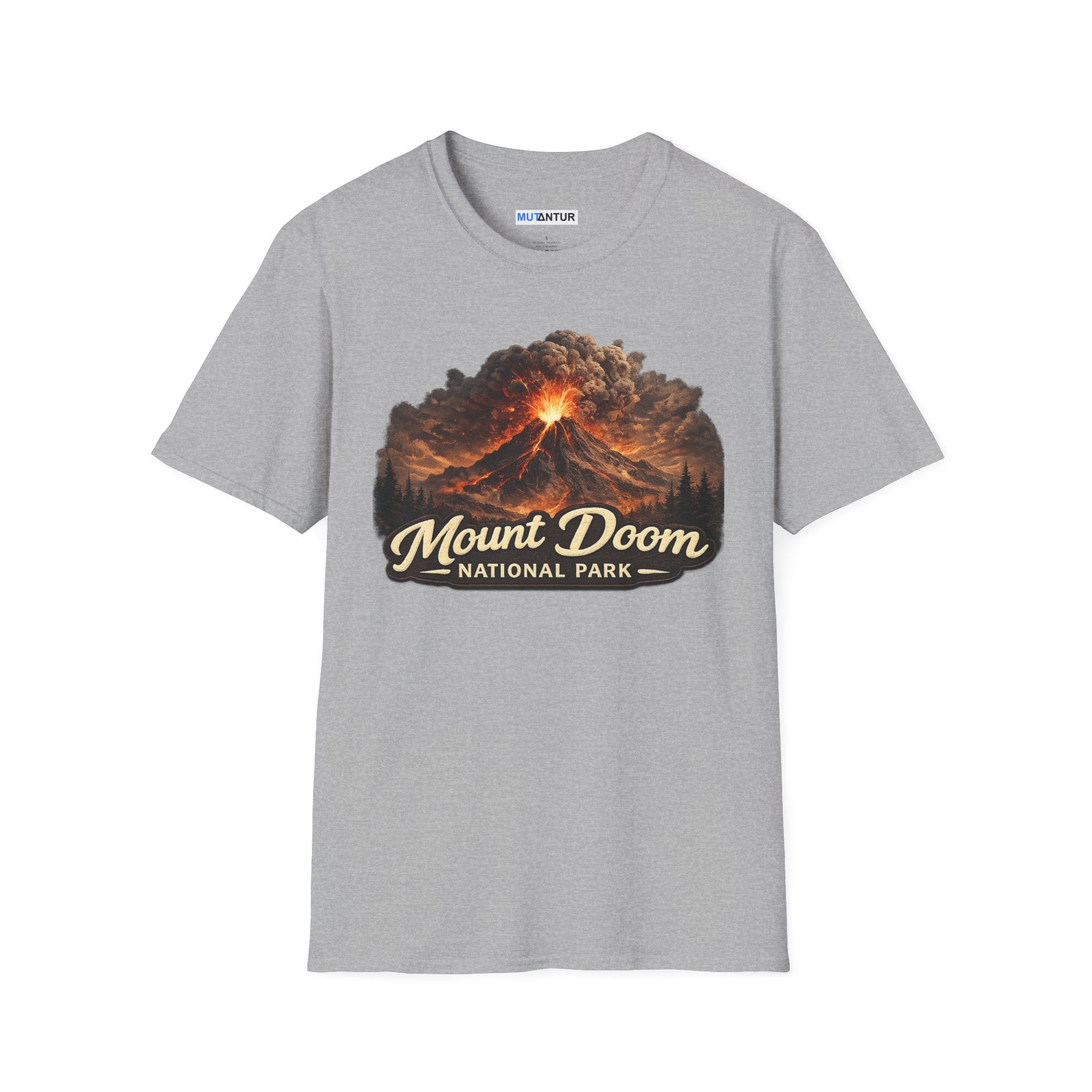 Mount Doom National Park T-Shirt — Volcanic Eruption Graphic Tee