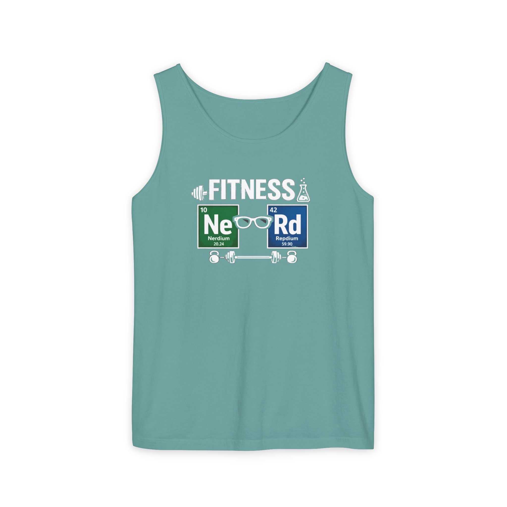 Geeky 'NeRd' Periodic Table Tank Top — Science & Fitness Nerd Graphic Tank - Mutantur Labs LLC