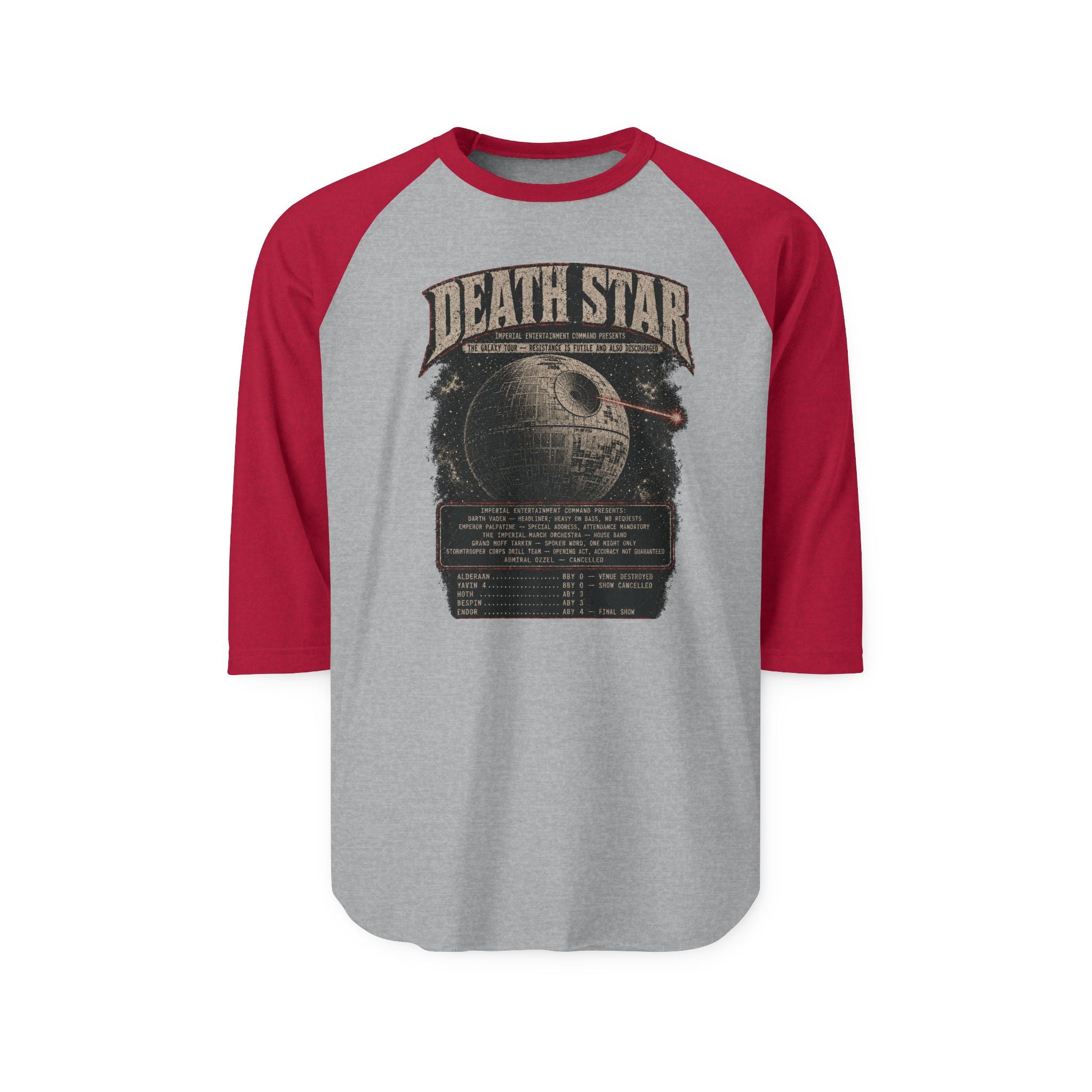 Death Star Galaxy Tour T-Shirt — Vintage Imperial Concert Graphic Tee