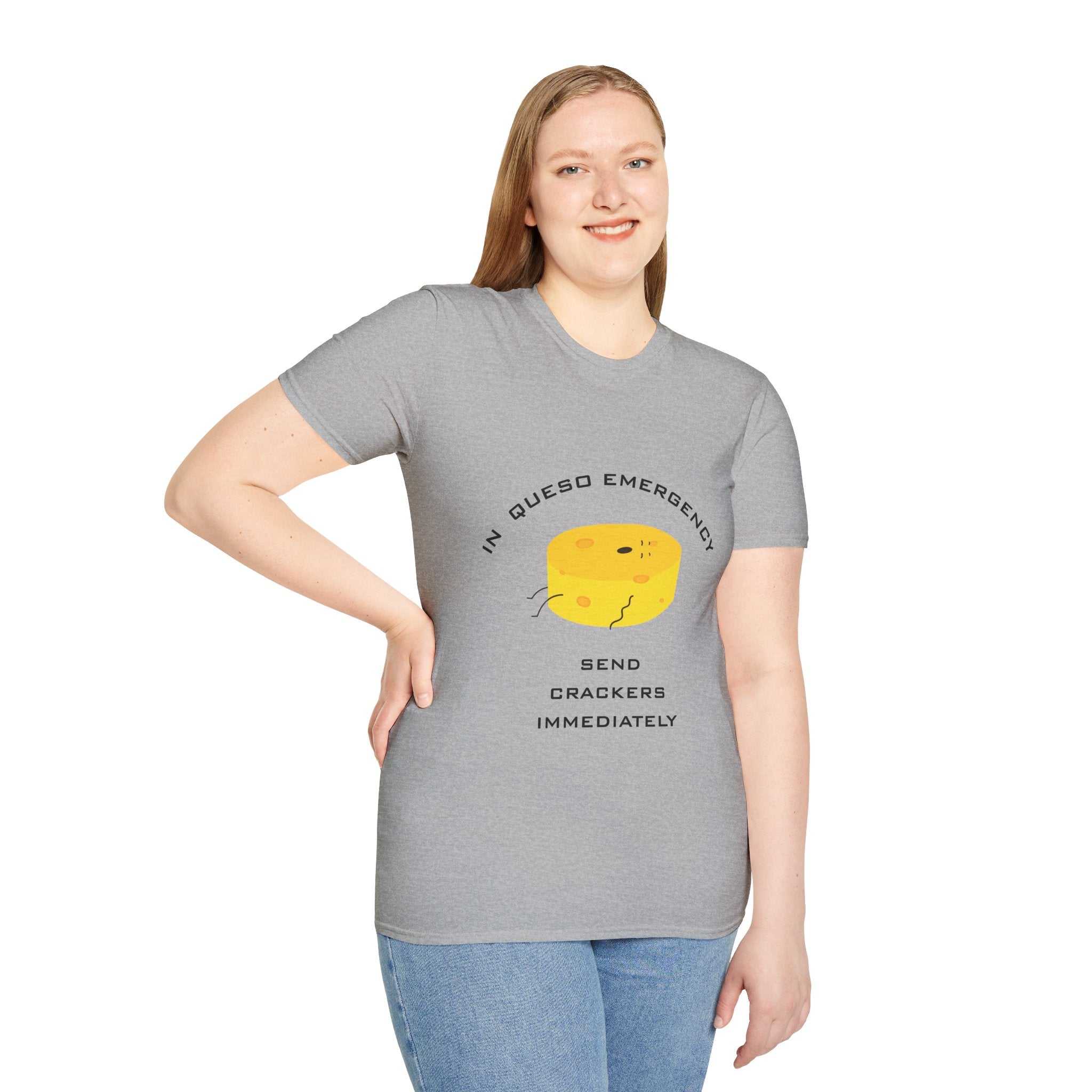 In Queso Emergency T-Shirt | Funny Cheese Pun Graphic Tee - Mutantur Labs LLC