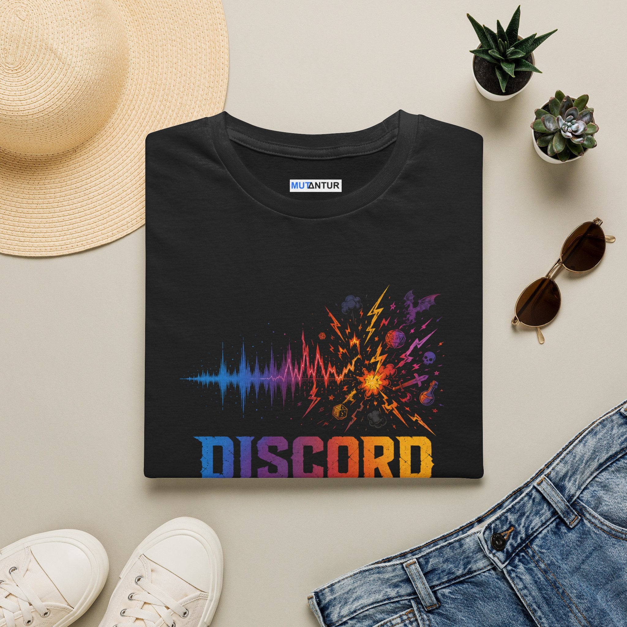 Discord Soundwave T-Shirt — "Discord Becomes a Side Quest" Graphic Tee