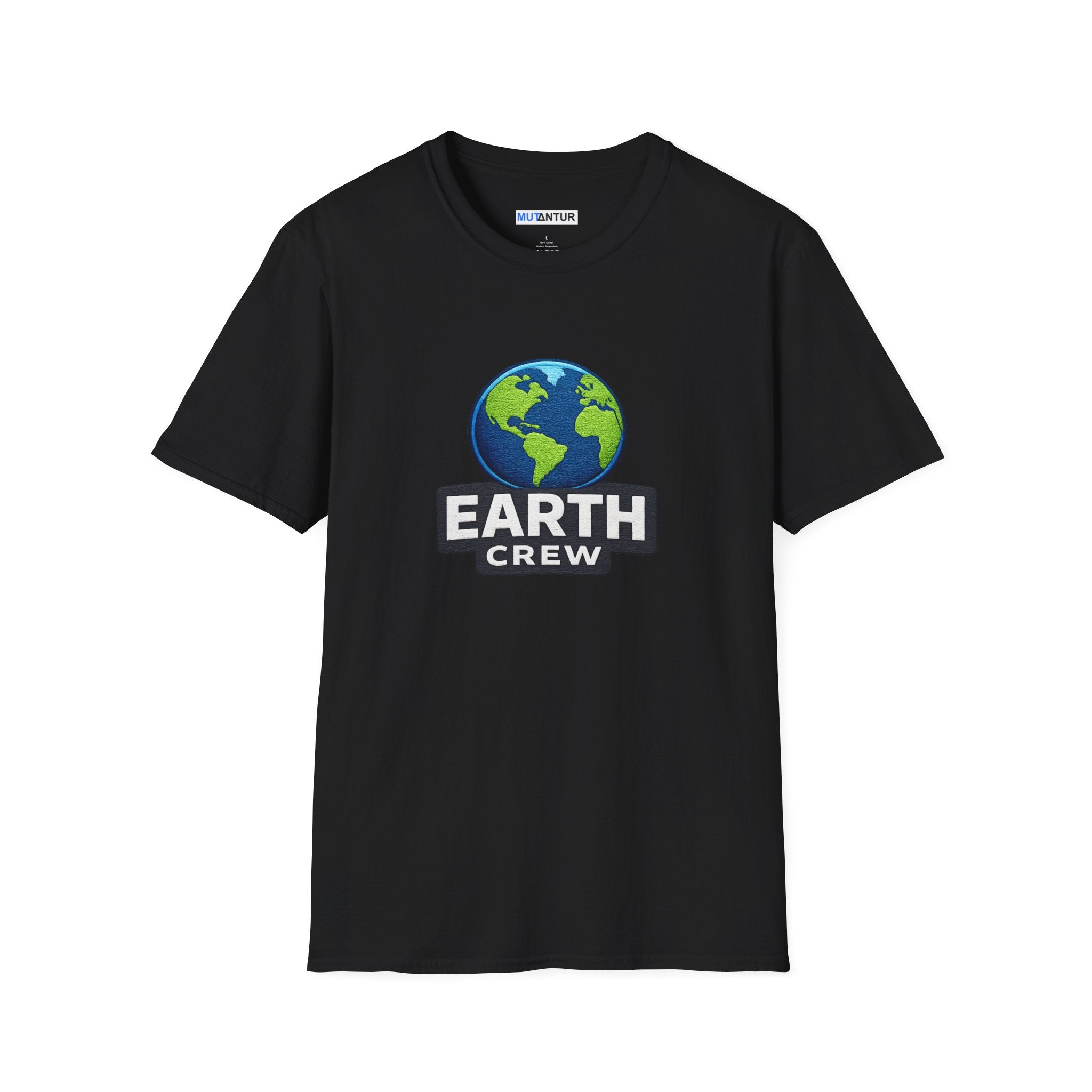 Earth Crew T-Shirt — Eco-Friendly Globe Graphic Tee - Mutantur Labs LLC