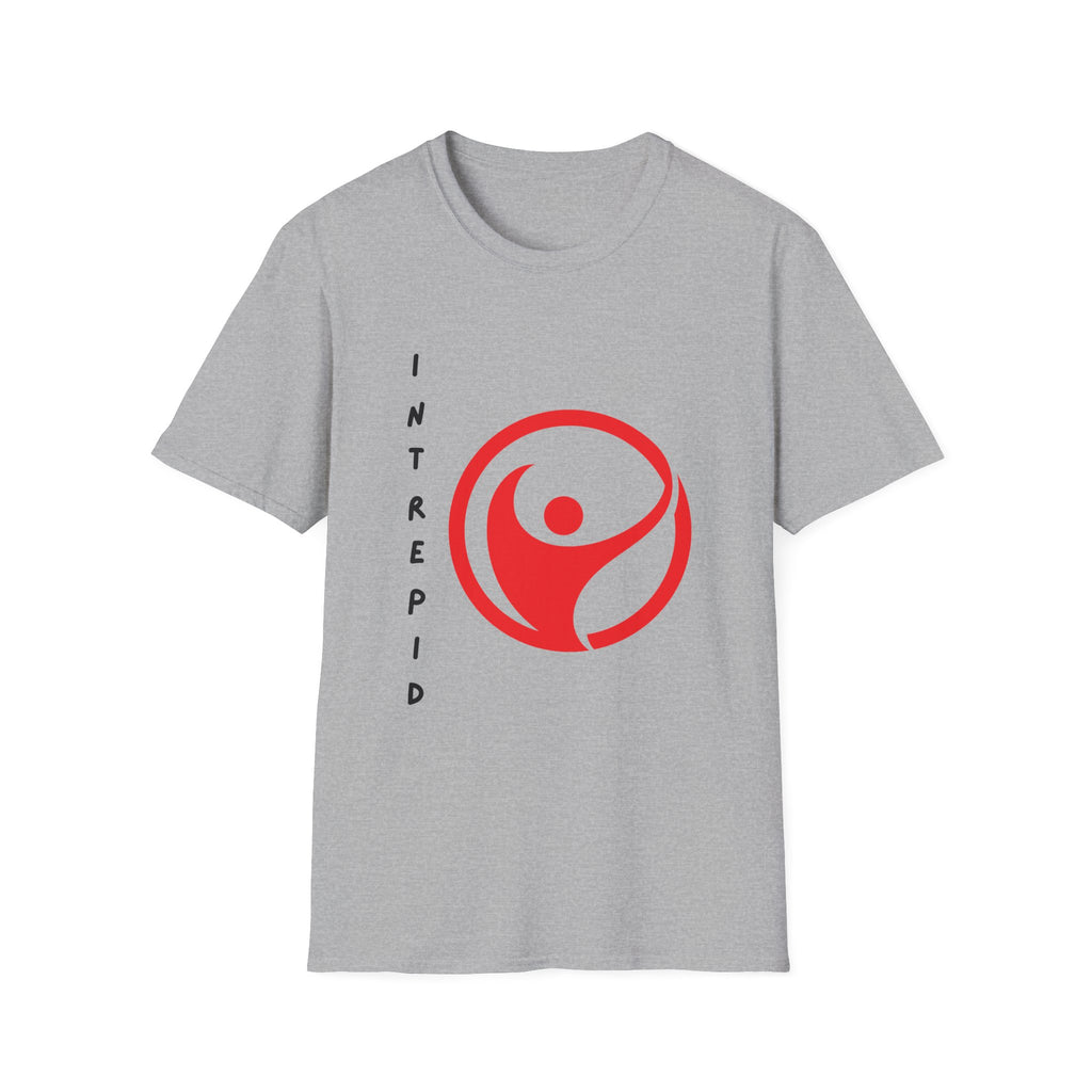 Intrepid Red Human Emblem T-Shirt | Empowerment Graphic Tee - Mutantur Labs LLC