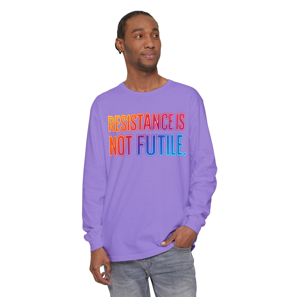 Resistance Is Not Futile Long Sleeve Tee – Rally for Freedom Shirt