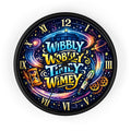 Wibbly Wobbly Timey Wimey Wall Clock — Doctor Who Inspired Galaxy Clock - Mutantur Labs LLC