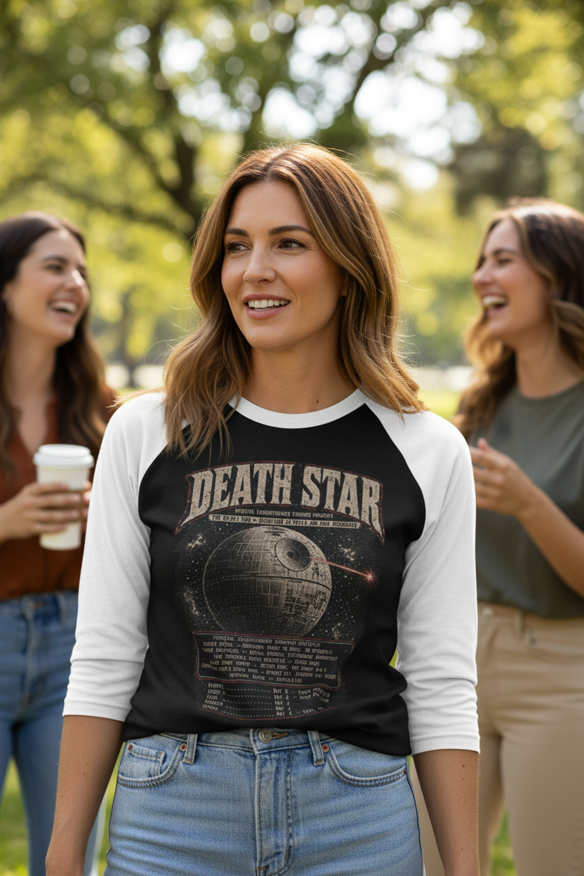 Death Star Galaxy Tour T-Shirt — Vintage Imperial Concert Graphic Tee