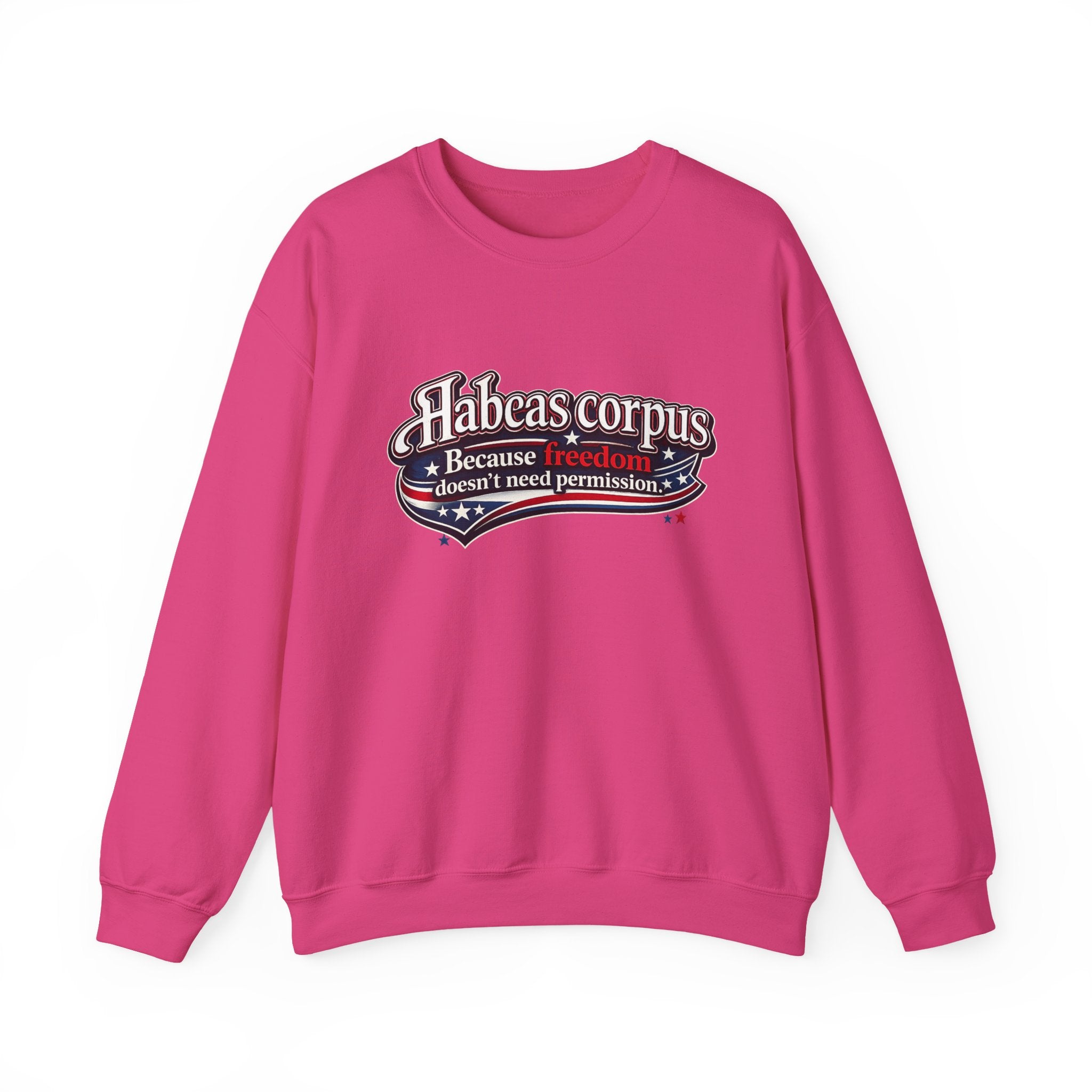 Habeas Corpus Sweatshirt – Because Freedom Doesn’t Need Permission Crewneck - Mutantur Labs LLC