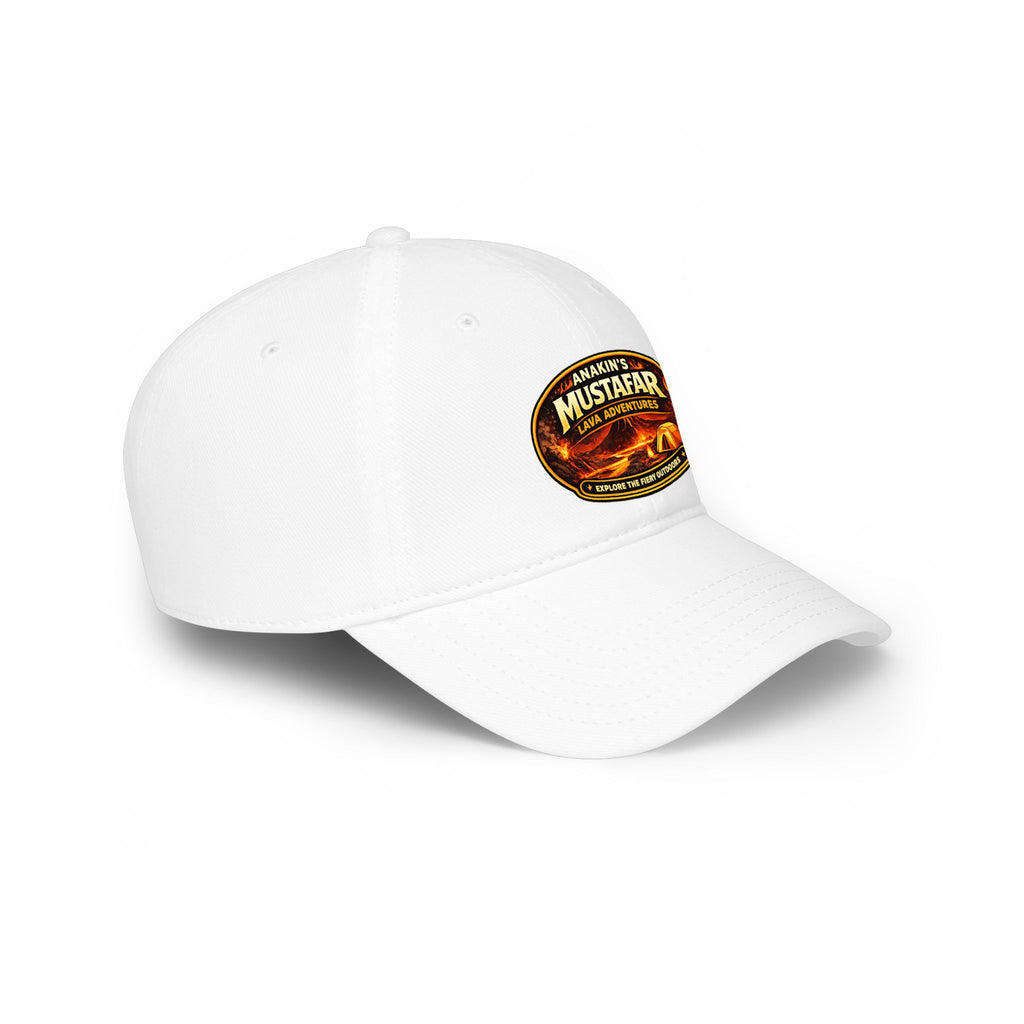 Anakin's Mustafar Lava Adventure Dad Cap — Vintage National Park Patch Baseball Hat