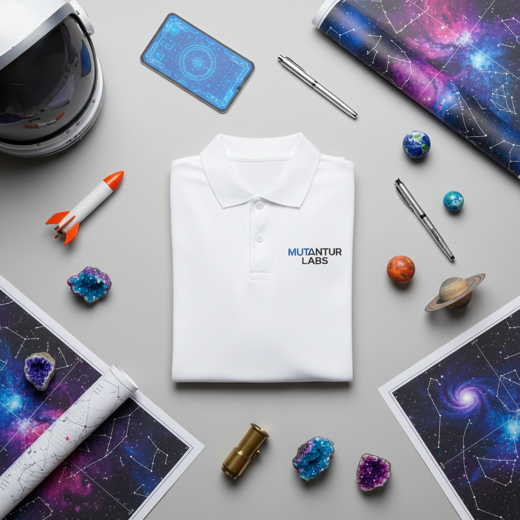 Mutantur Labs Embroidered Polo Shirt