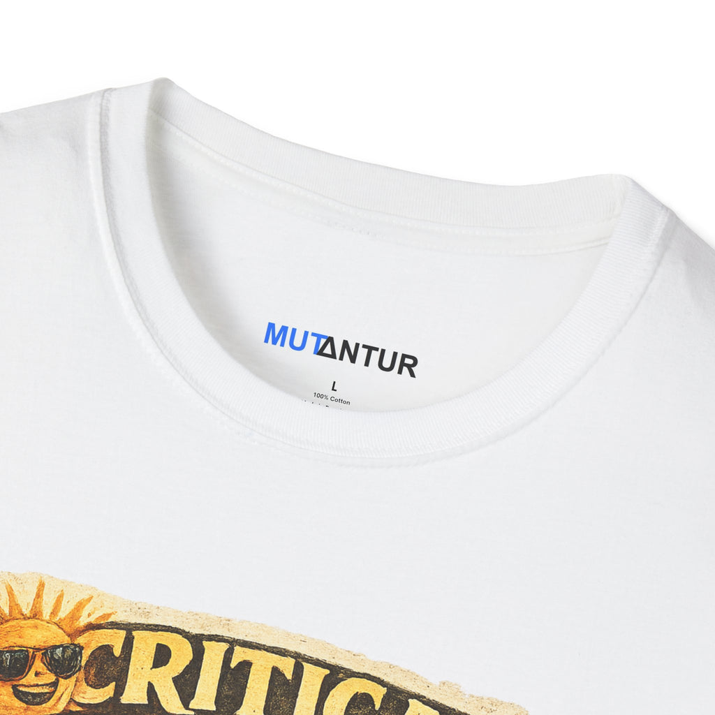 Critical Sunburn Beach T-Shirt – Retro Tropical Vacation Graphic Tee - Mutantur Labs LLC