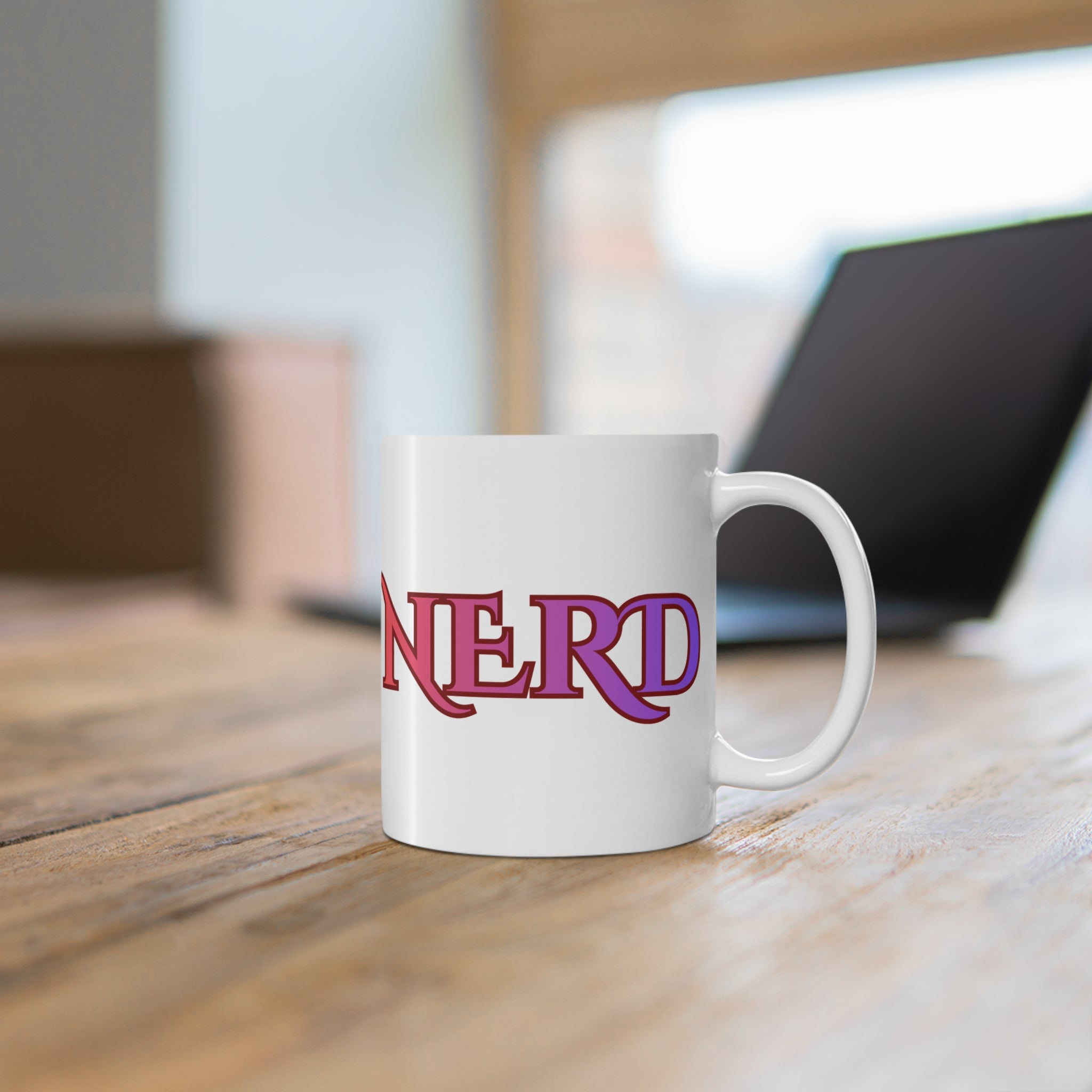 Nerd Script Mug — Funny Minimalist Science Nerd 11oz Ceramic Coffee Mug - Mutantur Labs LLC