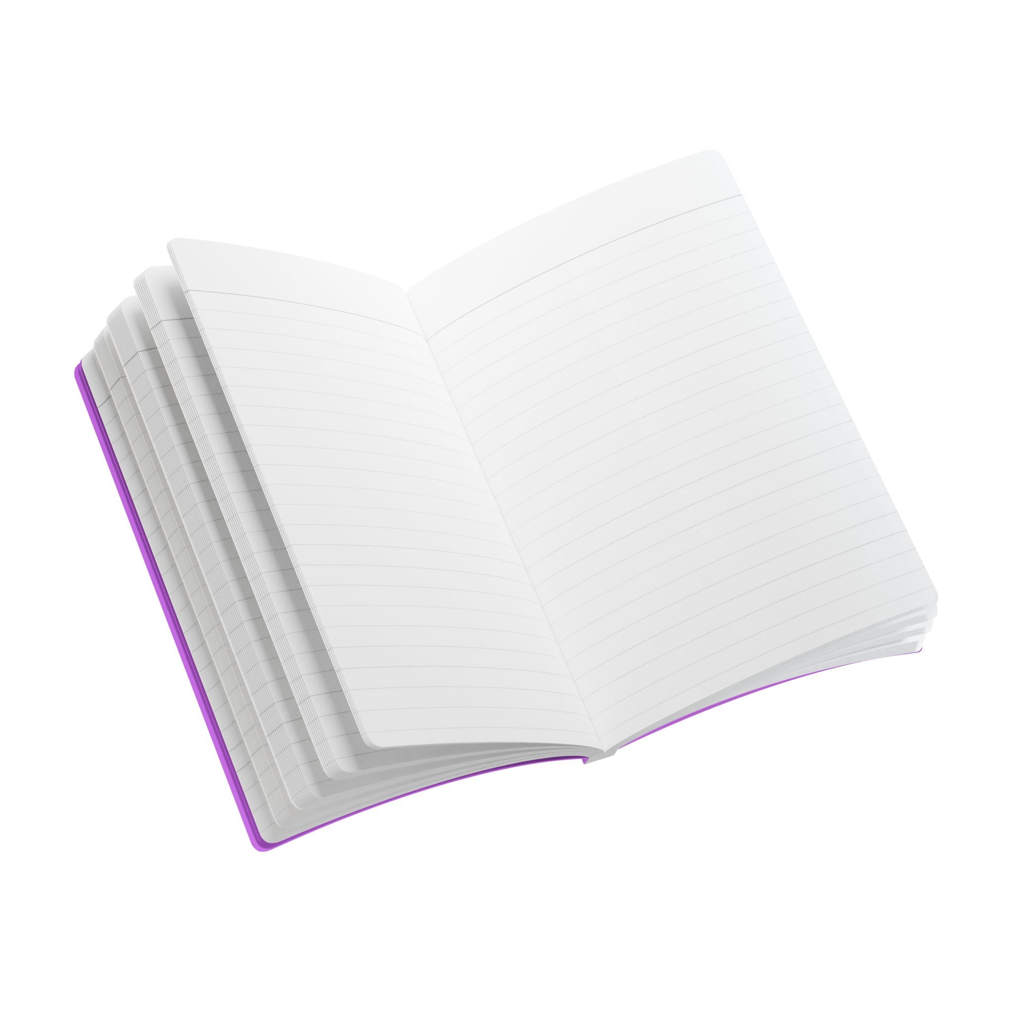 Dragon & Ivy Softcover Journal — Hand-Drawn Sleeping Dragon Illustration - Lilac
