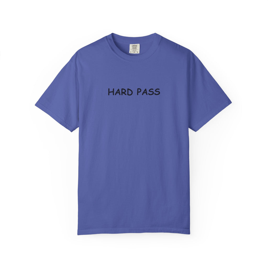 Hard Pass T-Shirt — Minimalist Graphic Comfort Colors tee - Mutantur Labs LLC
