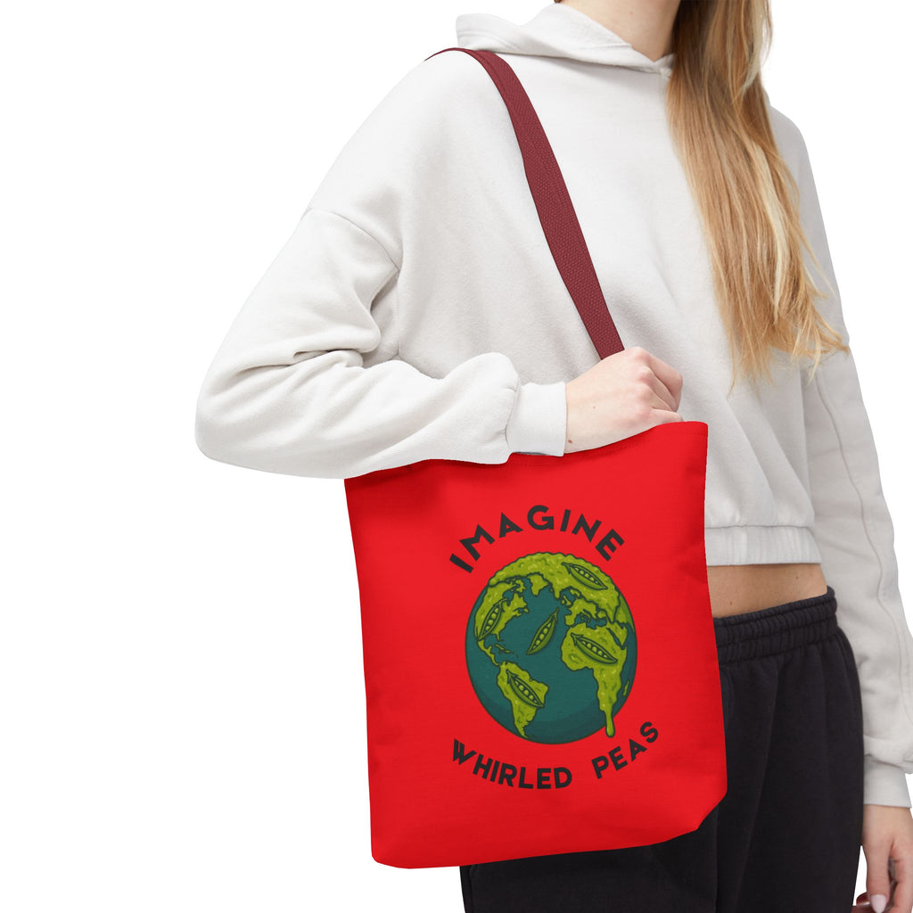 Imagine Whirled Peas Eco-Friendly Tote Bag - Mutantur Labs LLC