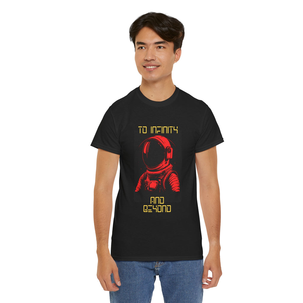 to Infinity and Beyond Retro Astronaut Space T-Shirt | Sci-Fi Adventure Graphic Tee - Mutantur Labs LLC