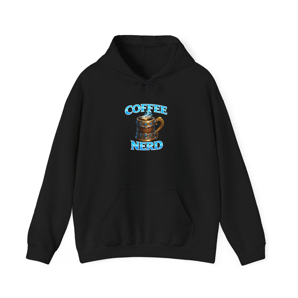 Coffee Nerd Hoodie — Medieval Coffee Lover Sweatshirt - Mutantur Labs LLC