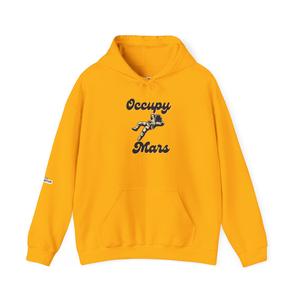 Occupy Mars Casual Statement Hoodie -, Unisex Sweatshirt - Mutantur Labs LLC