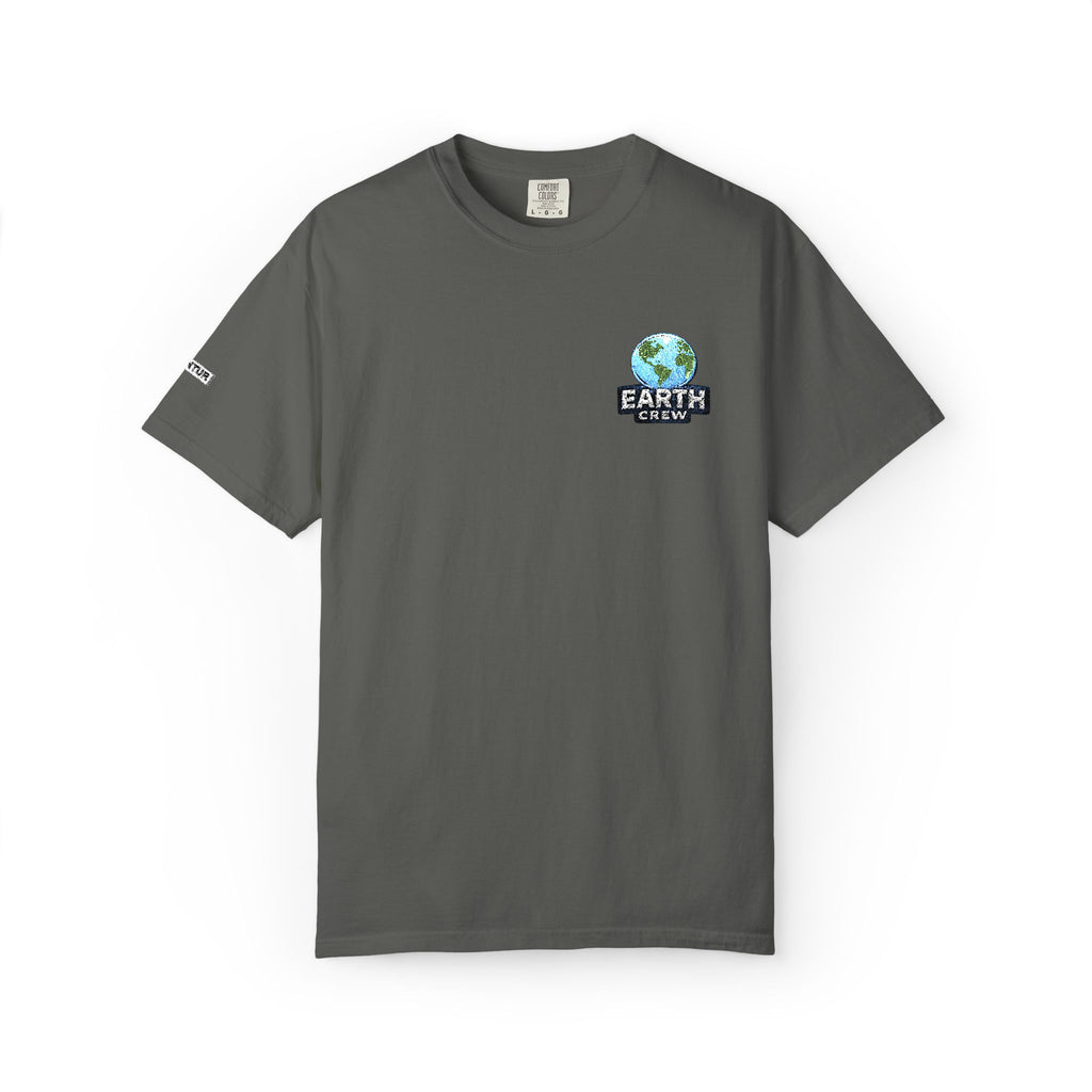 'Earth Crew' Embroidered Earth Comfort Colors Graphic Tee - Mutantur Labs LLC