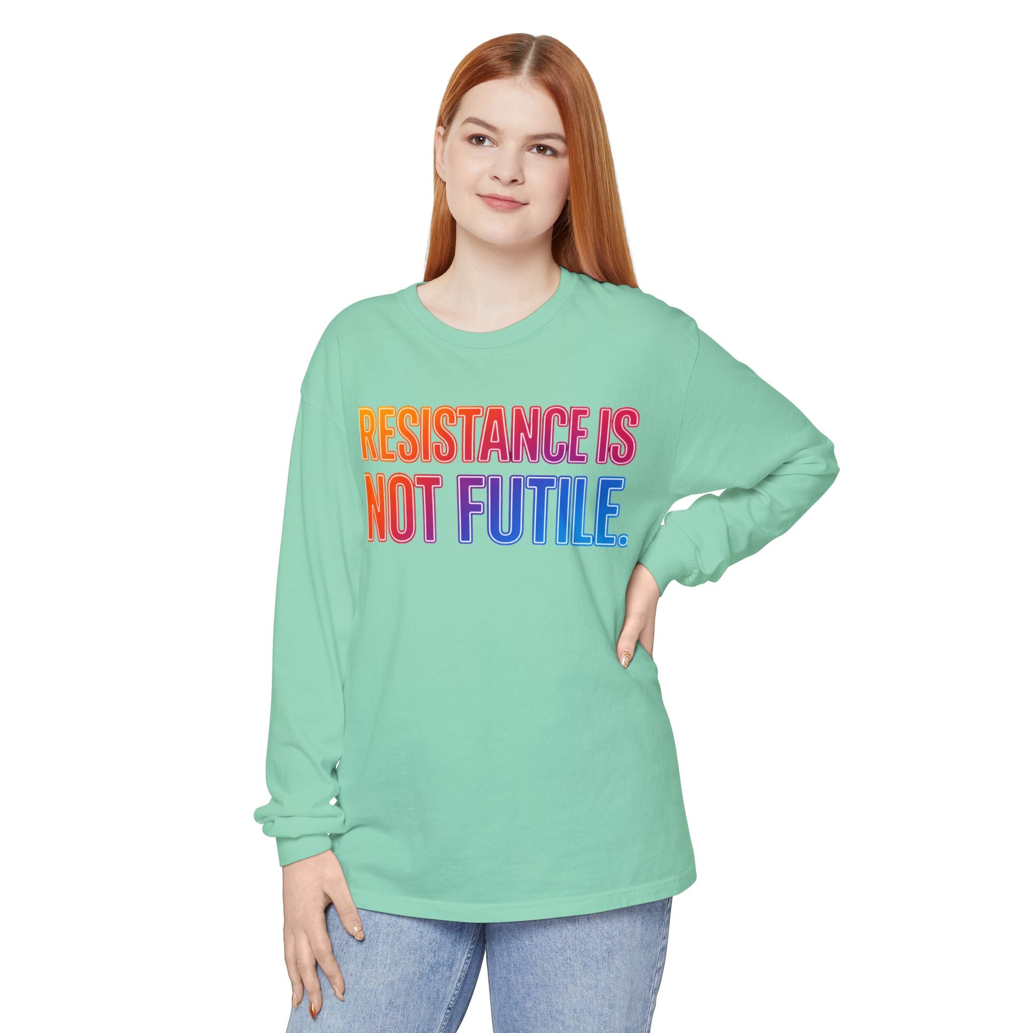 Resistance Is Not Futile Long Sleeve Tee – Rally for Freedom Shirt