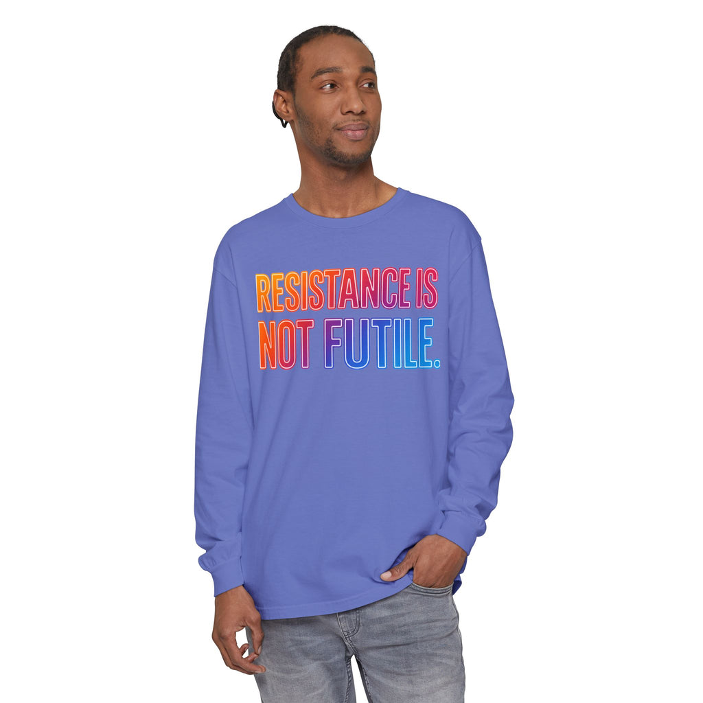 Resistance Is Not Futile Long Sleeve Tee – Rally for Freedom Shirt
