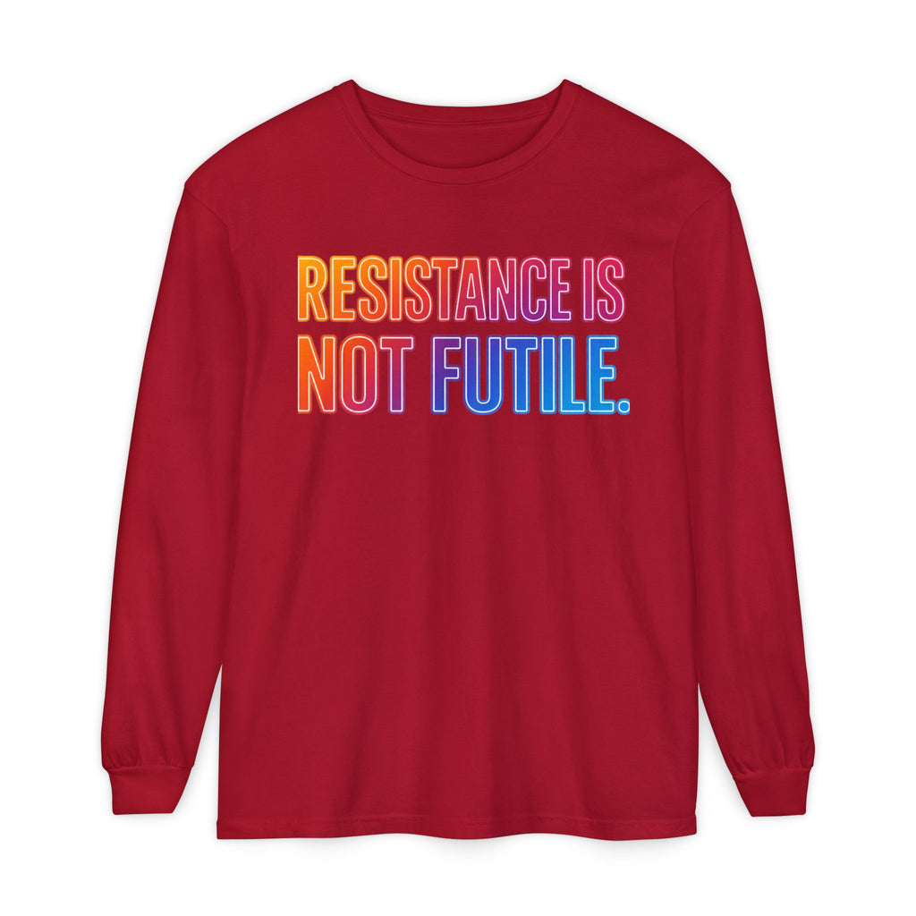 Resistance Is Not Futile Long Sleeve Tee – Rally for Freedom Shirt