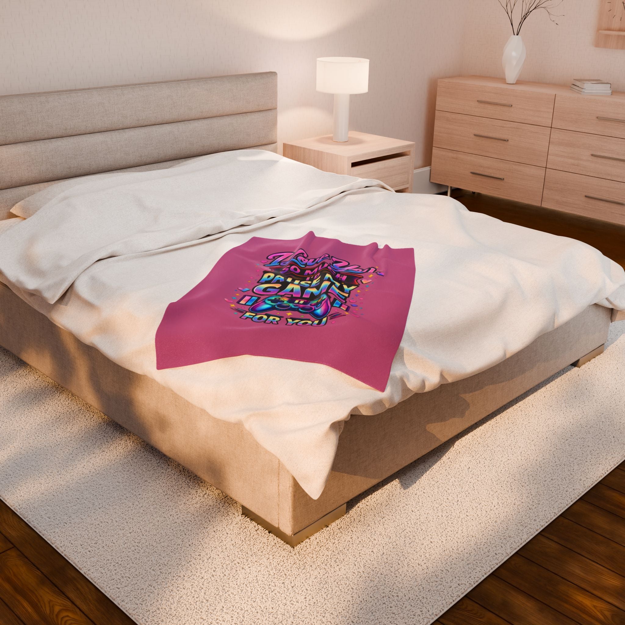 I Love You So Much I'd Pause My Game Blanket | Funny Gamer Gift Throw