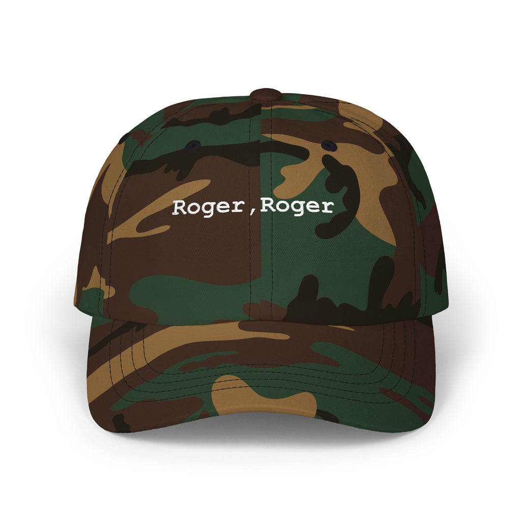 Roger, Roger Dad Cap Embroidered Airplane movie Phrase Baseball Hat - Mutantur Labs LLC
