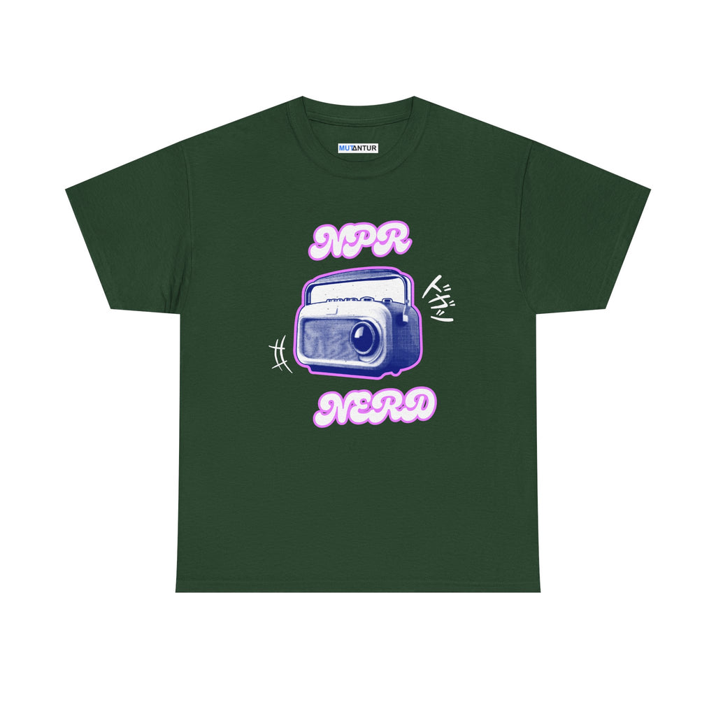 NPR Nerd T-Shirt | Retro Radio Graphic Tee - Mutantur Labs LLC