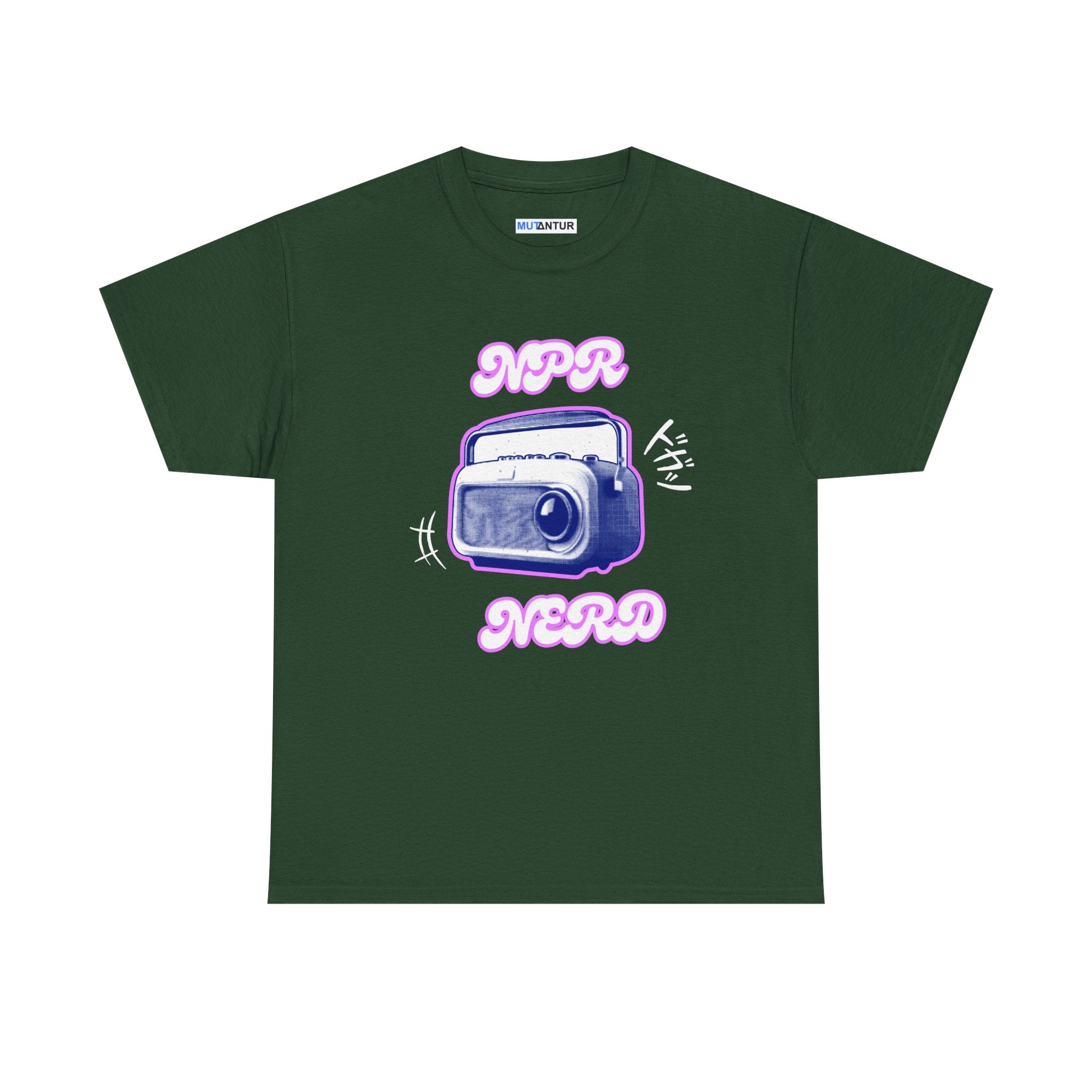NPR Nerd T-Shirt | Retro Radio Graphic Tee - Mutantur Labs LLC