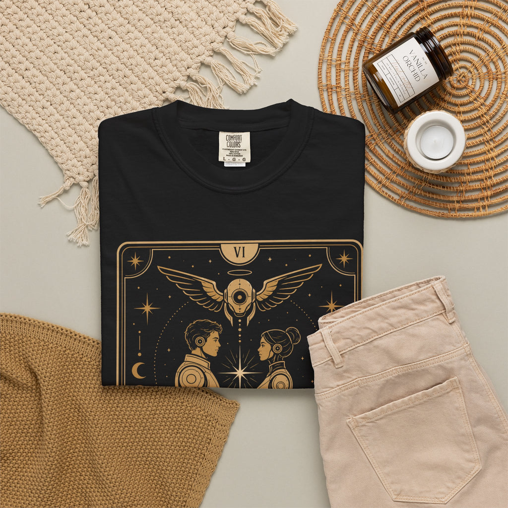 The Lovers Tarot T-Shirt — Future Arcana Comfort Colors Graphic Tee