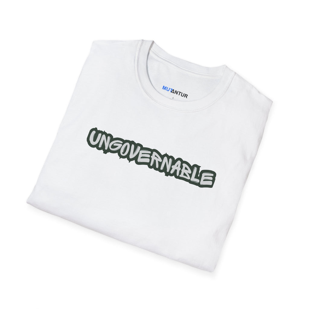 Ungovernable Graphic Tee — Bold Streetwear Statement T-Shirt - Mutantur Labs LLC