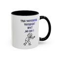 The Horrors Persist But So Do I, Gothic Zombie Accent Mug 11 oz