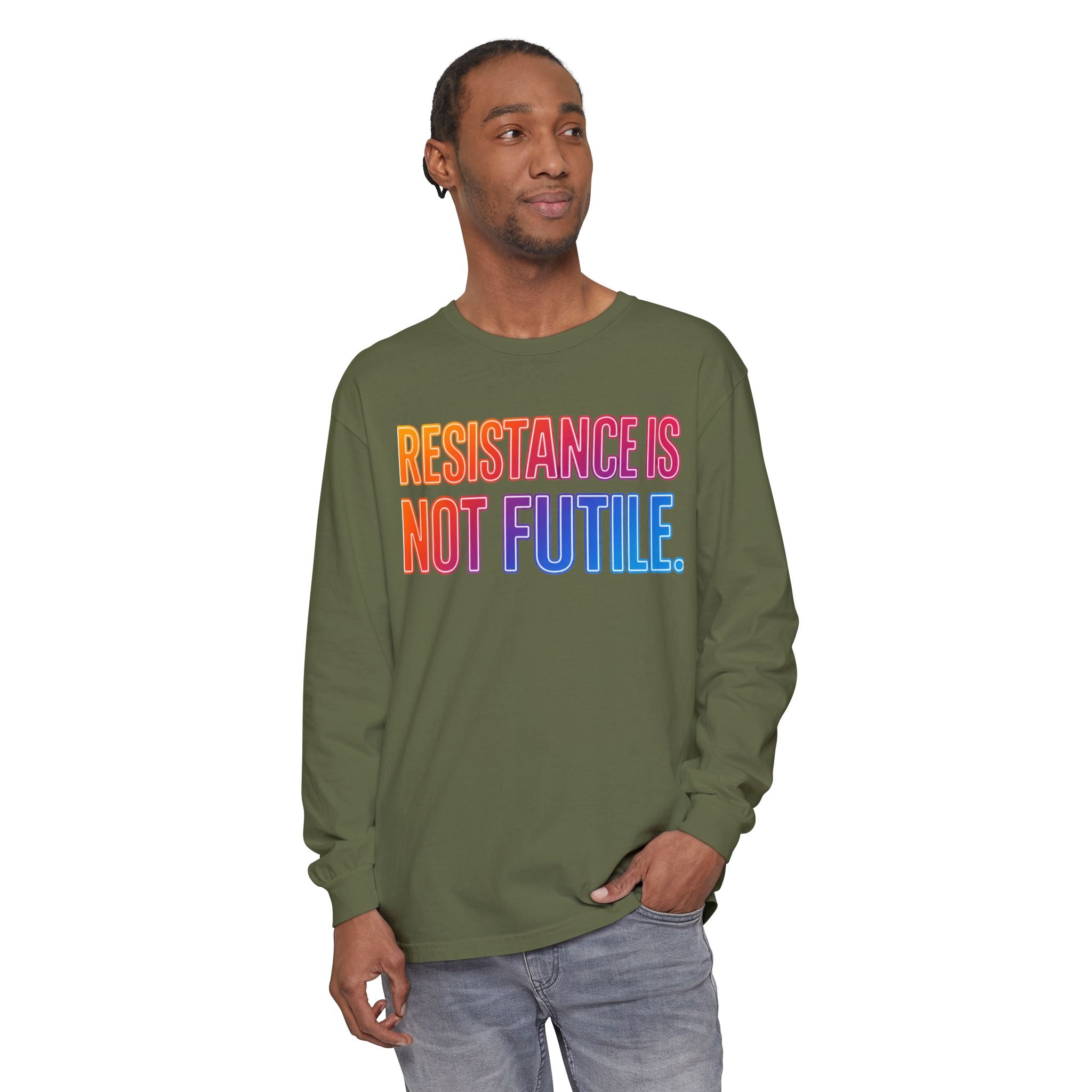 Resistance Is Not Futile Long Sleeve Tee – Rally for Freedom Shirt