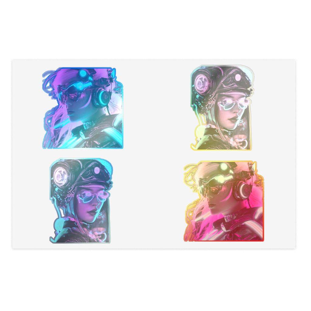 Steam punk neon Hero Sticker Sheets Featuring Cool Retro Designs, Laptop Decor, Planner Accessories, Aesthetic Gift, Fun Art Stickers - Mutantur Labs LLC
