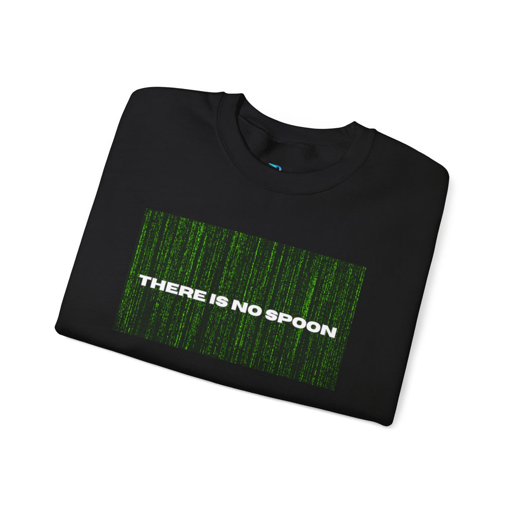 There is no spoon , The Matrix was a documentary, Unisex Crewneck Sweatshirt - Mutantur Labs LLC