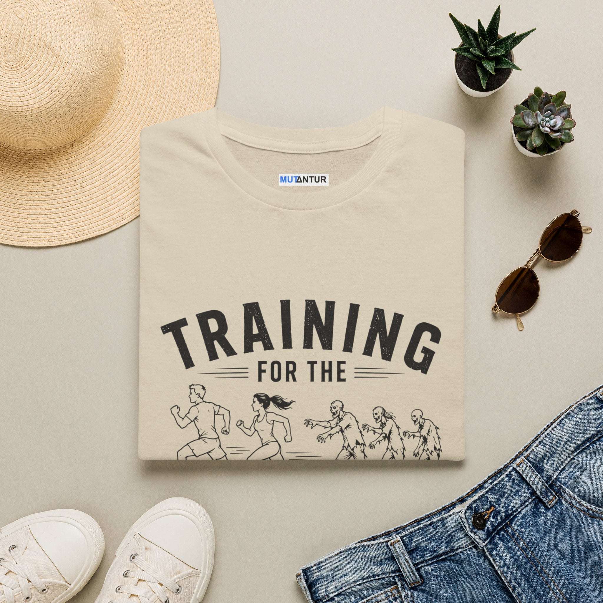 Training for the Zombie Apocalypse T-Shirt — Funny Survival Tee