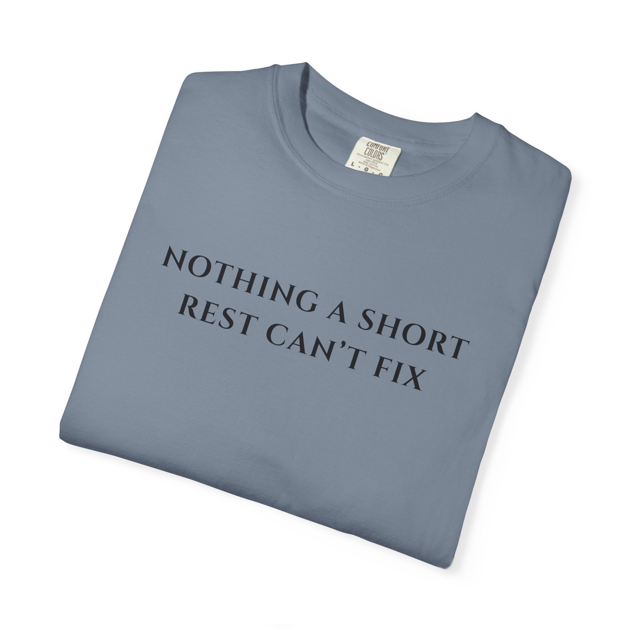 Nothing a Short Rest Can't Fix funny D and D Comfort Colors tee - Mutantur Labs LLC