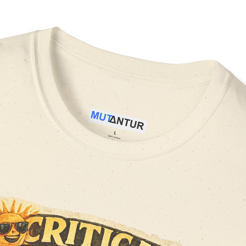 Critical Sunburn Beach T-Shirt – Retro Tropical Vacation Graphic Tee - Mutantur Labs LLC