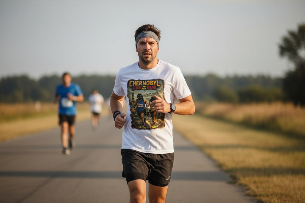 Chernobyl Fun Run T‑Shirt — Get a Healthy Glow Retro Nuclear Humor Tee - Mutantur Labs LLC