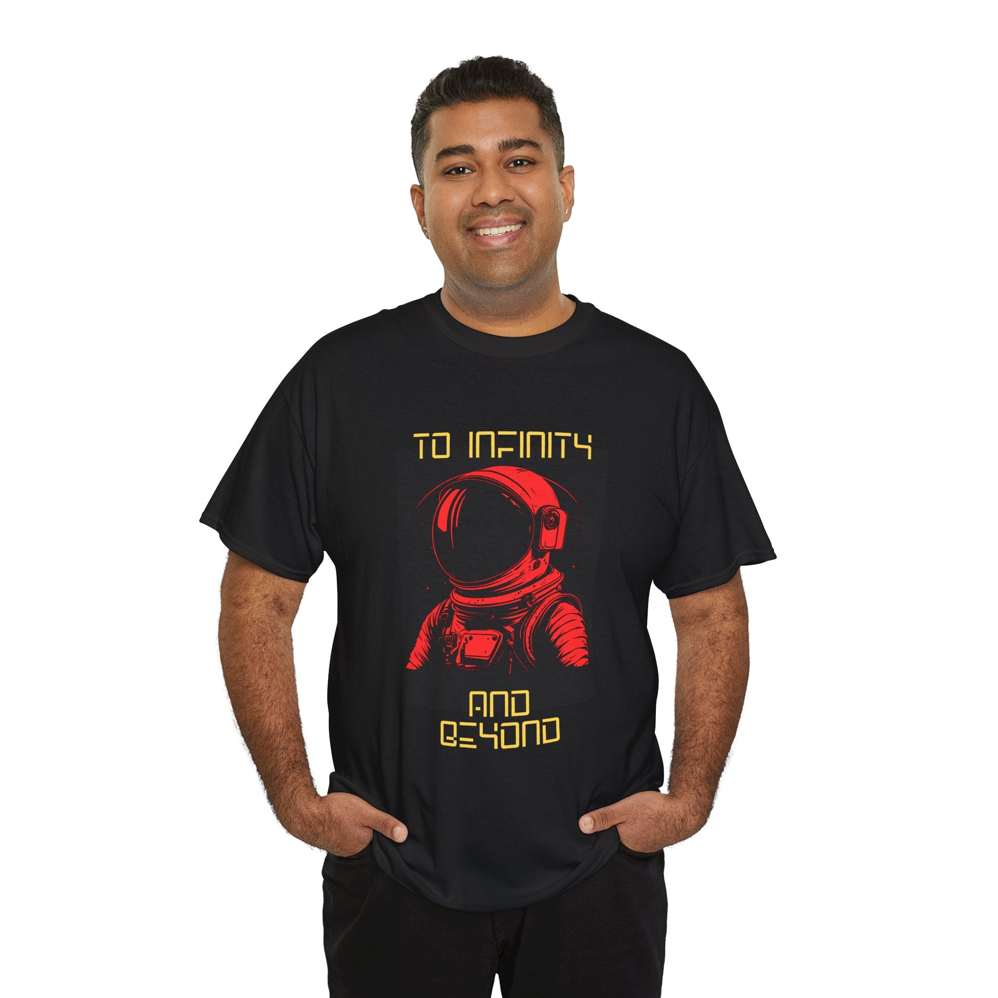 to Infinity and Beyond Retro Astronaut Space T-Shirt | Sci-Fi Adventure Graphic Tee - Mutantur Labs LLC