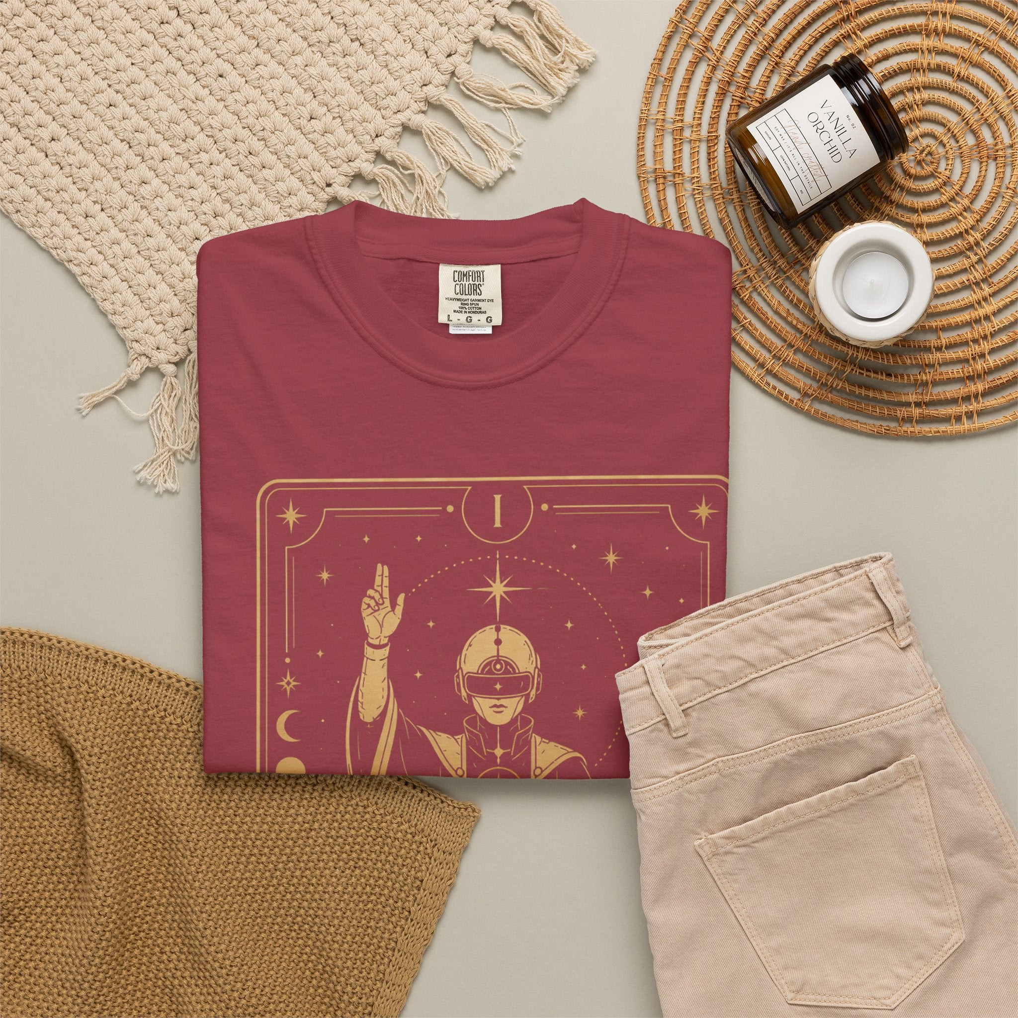 The Magician Tarot T-Shirt — Future Arcana Comfort Colors Graphic Tee