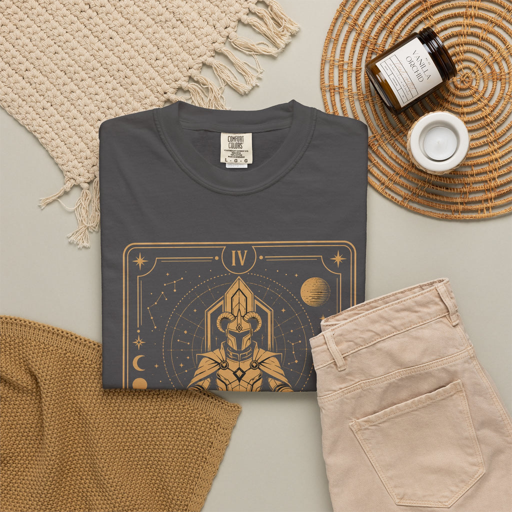 The Emperor Tarot T-Shirt — Future Arcana Comfort Colors Graphic Tee