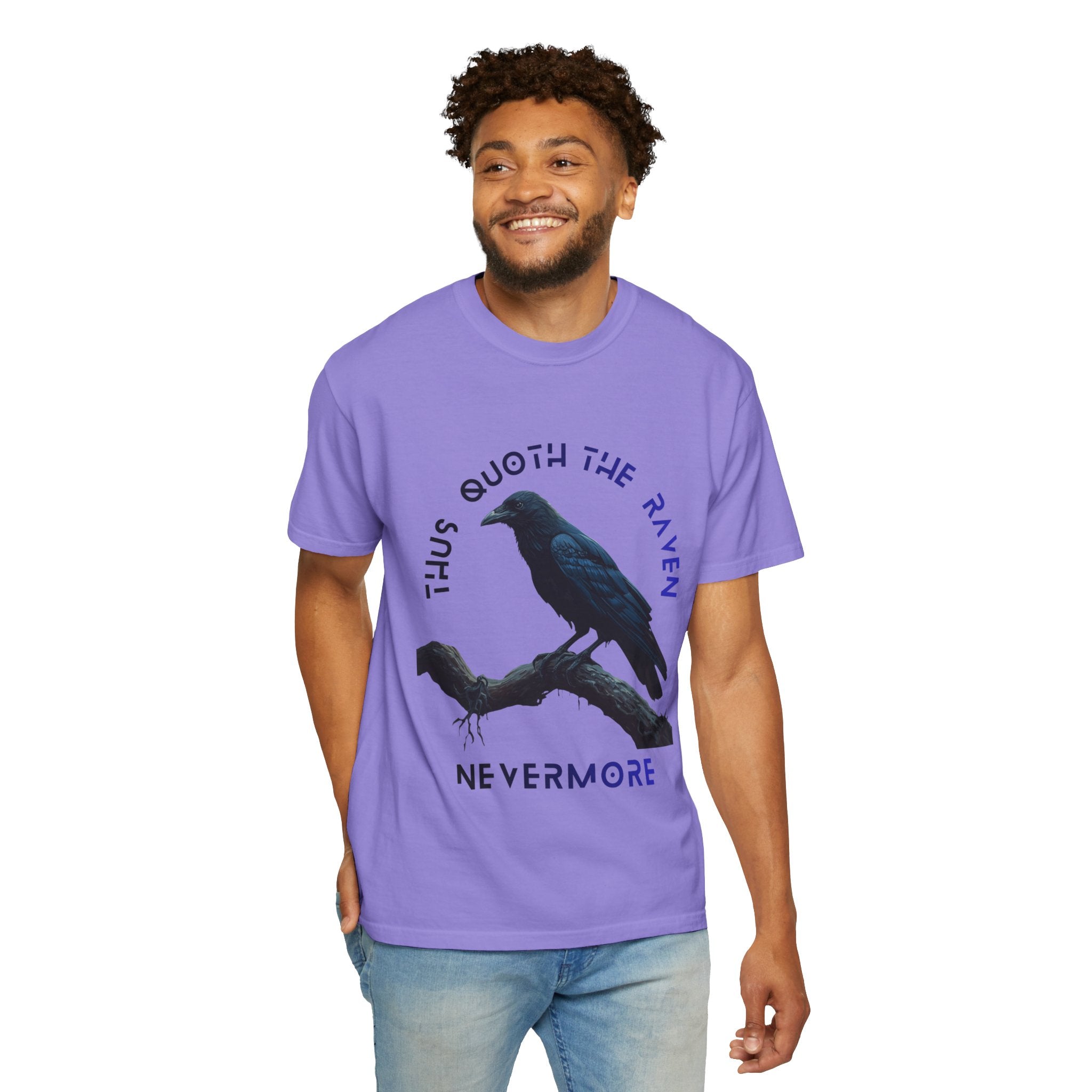 Quoth the Raven Nevermore T-shirt | Poe Literary Raven Tee - Mutantur Labs LLC