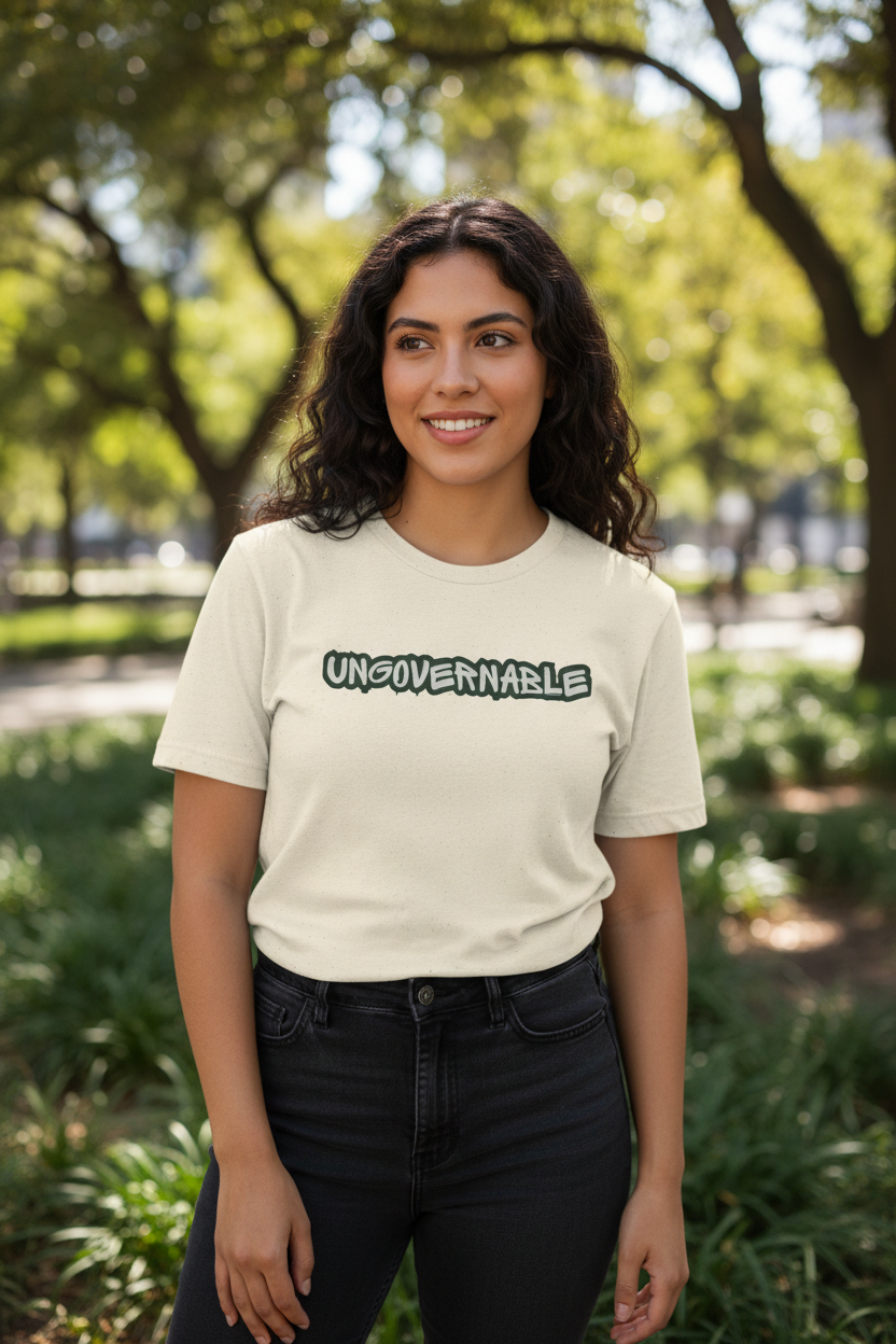 Ungovernable Graphic Tee — Bold Streetwear Statement T-Shirt - Mutantur Labs LLC