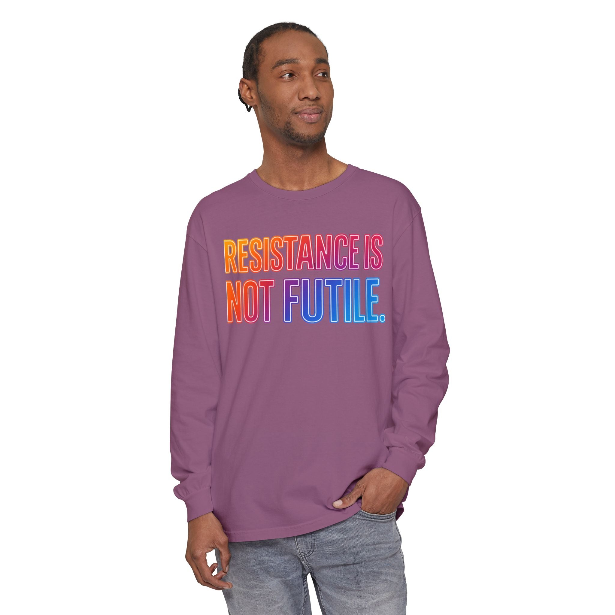 Resistance Is Not Futile Long Sleeve Tee – Rally for Freedom Shirt