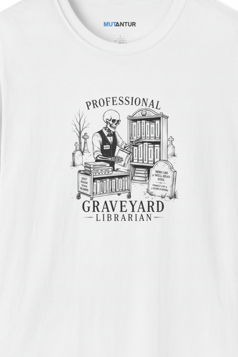 Graveyard Librarian Tee