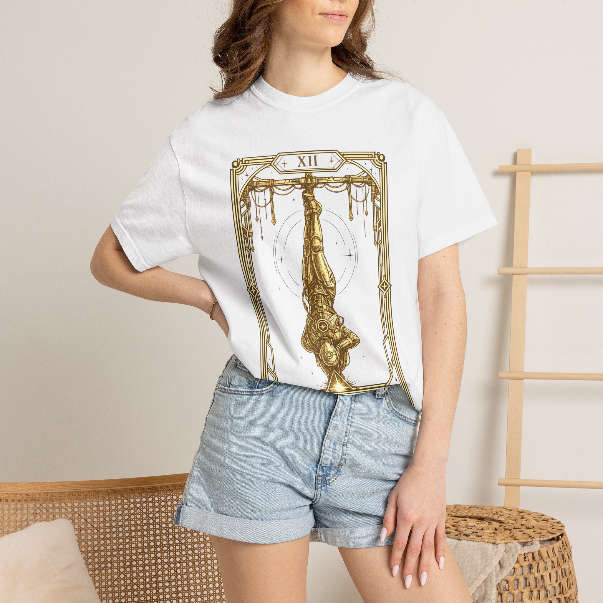The Hanged Man Tarot T-Shirt — Future Arcana Comfort Colors Graphic Tee