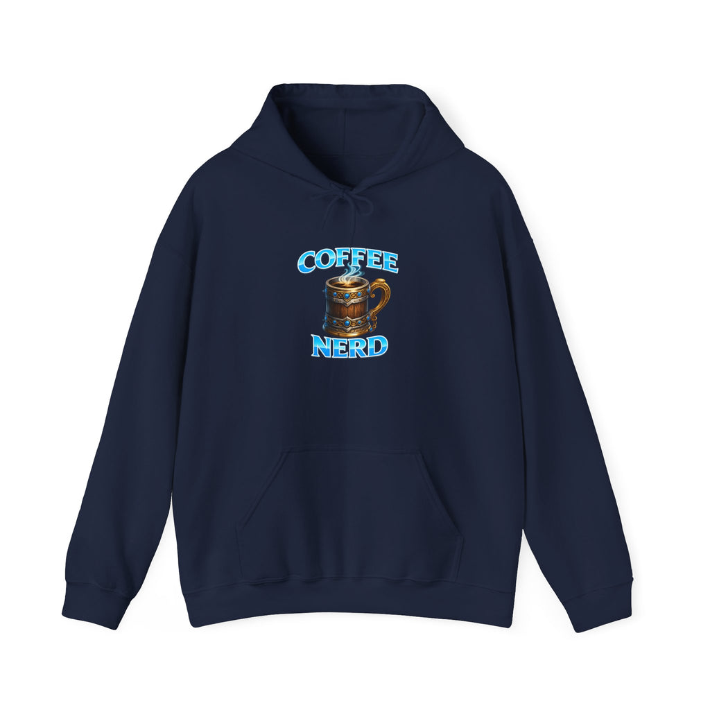 Coffee Nerd Hoodie — Medieval Coffee Lover Sweatshirt - Mutantur Labs LLC